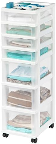 Amazon.com: 6 Drawer Rolling Cart Storage Tower, Craft Storage ...