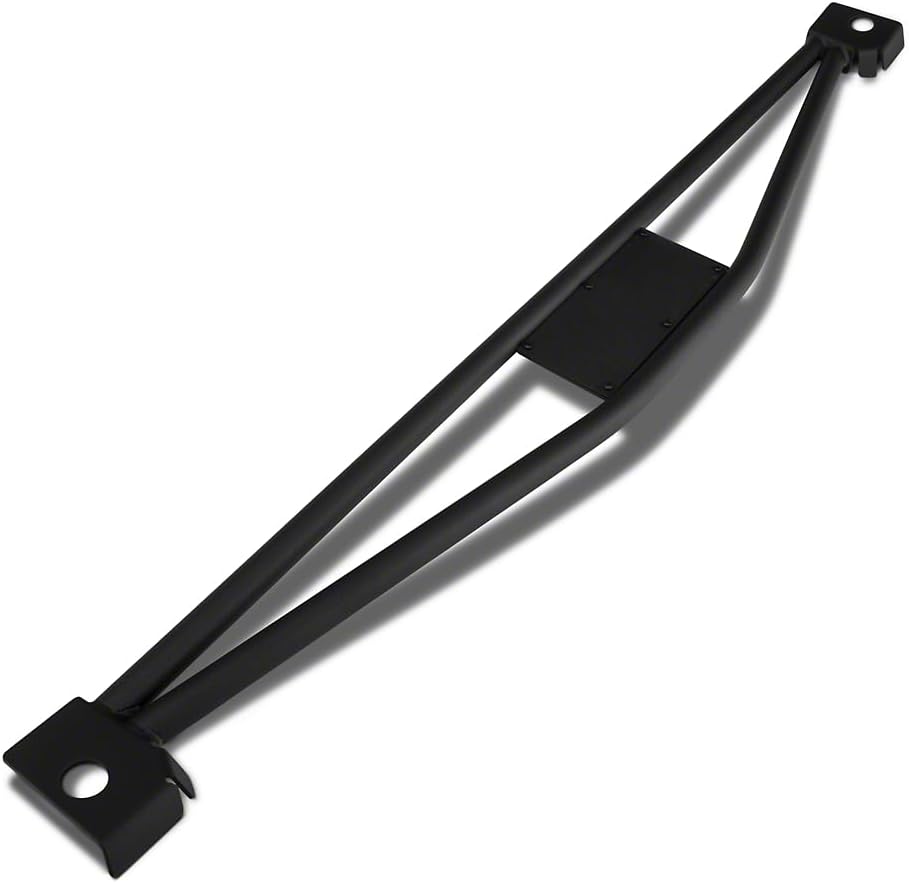 SR Performance リアショックタワーブレース ブラック - サスペンションはフォードマスタング2005-2014に適合