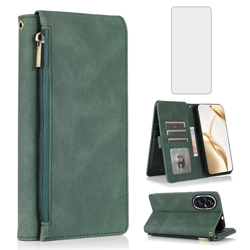 Coque pour Honor 200 5G Asuwish évite les bris d'écran accidentels - Vert