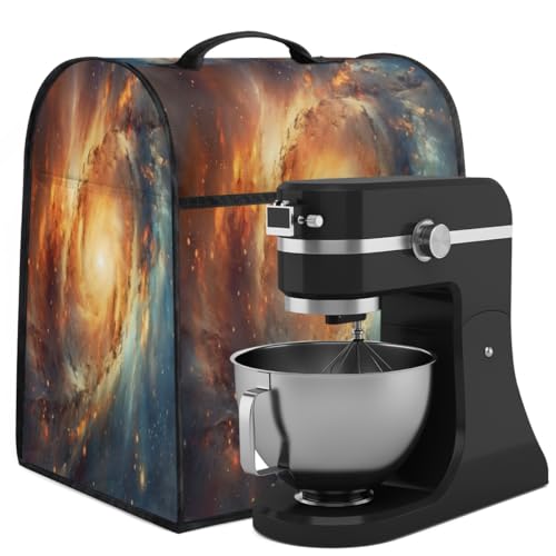 Coffee Maker Cover Nebula Galaxy Kitchen Appliance Covers Small Appliance Covers Blender Cover Juicer Cover Dust Covers for Kitchen Appliances with Top Handle and Pockets,Washable,B3