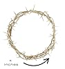Trinity Church Supply Authentic Crown of Thorns, 6 Inch, Religious Easter Lent Cross Accent, Hand-Made in Israel #1