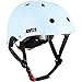 Casco para niños y niñas Casco cómodo Ajustable de Seguridad para patineta, patineta, Bicicleta (3-8 años) (Gray, S(3-8years Old))