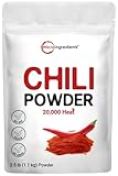 Micro Ingredients Red Chili Powder, 2.5 Pound, Spicy - 20,000 Heat Units, No Salt, Natural Chili...