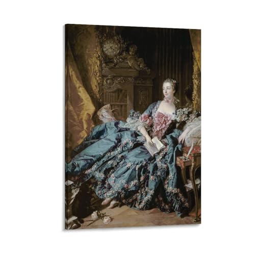 Poster mural poétique Madame De Pompadour François Boucher à suspendre