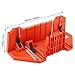 Miter Saw Box, Plastic Clamping Mitre Block Pruning Saw Wood Cutting Angles Hand Saw Hardware Tool with Clamp for Woodworker Carver Carpenter