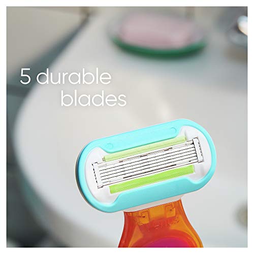 Gillette Venus Mini Extra Smooth Razors for Women, Includes 1 Venus Mini Razor, 1 Razor Blade Refill, 1 Travel Case