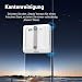 LIECTROUX Fensterputzroboter S9, 2 rotierende Bürsten, Sprühpumpe mit 6 Düsen, bürstenloser Motor, 9 kPa, rahmenlose Fenster, 8 Mikroschalter, Seil + 2-in-1-Kabel, App & Fernbedienung