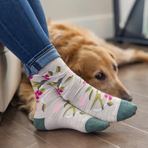 Darn Tough Vermont Birds of a Feather Crew Lightweight Women's Socks - Soft Merino Wool Socks for Women, Style 61214