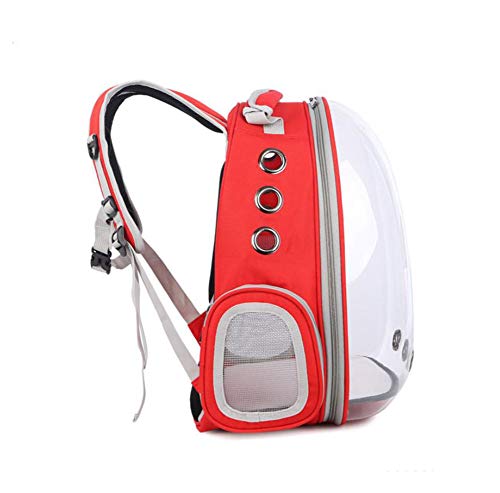 Sac à dos chat capsule rouge : finis les transports difficiles - 6