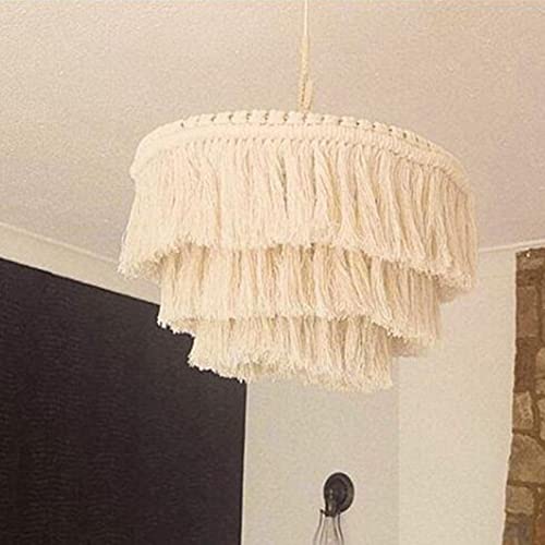 Macrame Paralume Lampada a Sospensione Copertura