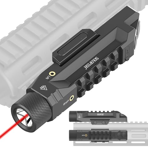 Solofish 1750 Lumens Red Laser Light Combo for Rifle