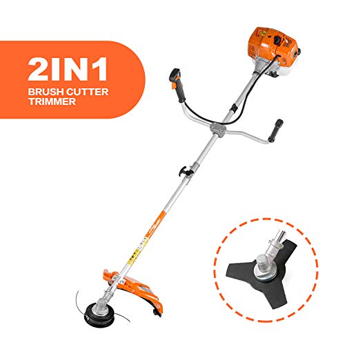 SALEM MASTER 51.7CC Weed Eater Gas Powered String Trimmer Straight Shaft 2 Cycle