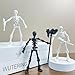 4Pack Articulated Skeleton T13 Action Figure Set - Movable Joint Posable Christmas Halloween, Titan 13 Action Figure Set for Kids and Collectors, Small Skeleton Toy for Dummy 13（Assembly Completed）