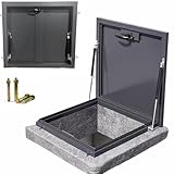 Botola da Tetto in Tubo di Lega di Alluminio,Botola di Accesso al Tetto Elevata capacità d...