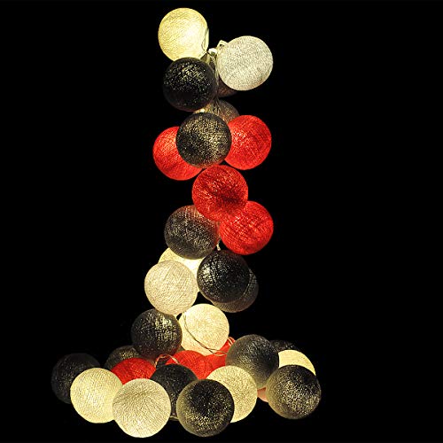 Cordão de Luz Led Viena Kit 20 Bolas Cormilu Multicor 110V