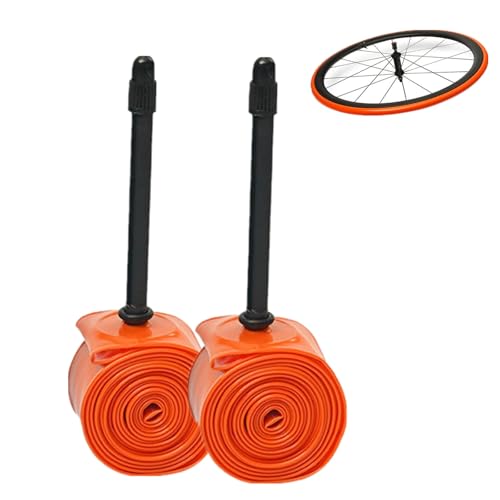 2 Piezas TPU Tubo Interno 700C Bike Tubos internos Reemplazo de Bicicleta Tubo Interno 700x18/23/25/28C Tubo de Bicicleta de Carretera con válvulas de Presta