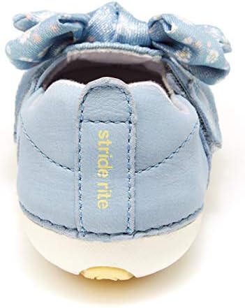 Stride Rite baby girls Soft Motion Atlas Sneaker, Chambray, 3 Wide Infant US | Image 2