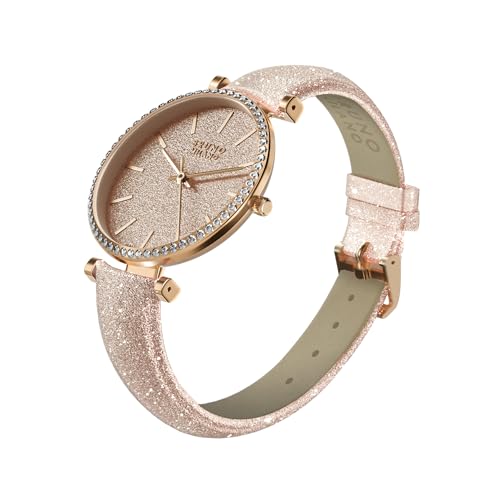 Image of BRUNO MILANO Fashion Forward Diamond Studded Bezel Watch with Added Sparkle for Women and Girls