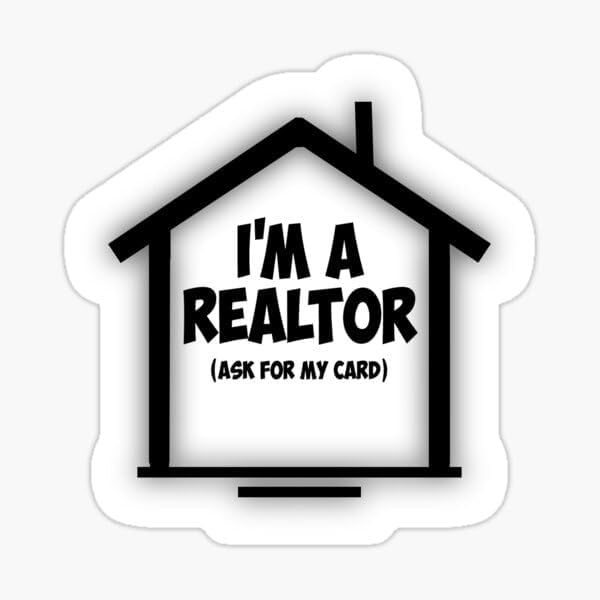 Amazon.com - I'm A Realtor Sticker Decal for Wall, Laptop, Cell, Truck ...