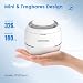Ultraschallreinigungsgerät 48000Hz Ultraschallreiniger | 24W | 180ML | Ultrasonic Cleaner mit UV...