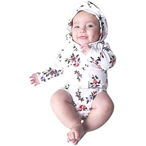 Xmiral Newborn Floral Hoodie Outfit thumbnail