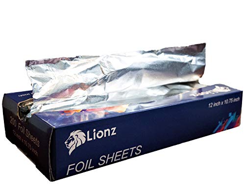 Aluminum Foil Sheets - 200 Pop Up Foil Sheets for Food Measuring 12 X 10.75 Inches- Tinfoil Wraps for Restaurants, Delis, Catering, Food Trucks, Carts, Take Out Or at-Home