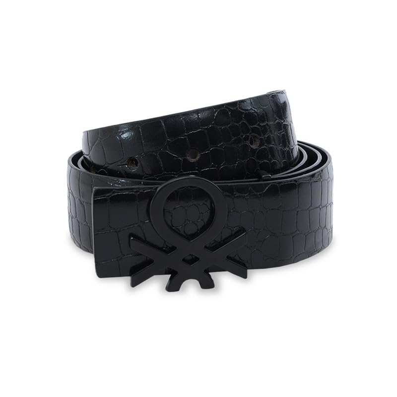 Men'S Leather Belt Alatna | Knot Plate Buckle Matte Coffee Finish | Perfect For Formal And Casual Wear | Adjustable Waistband | Ideal For Gifting - M (90Cm)-image-34