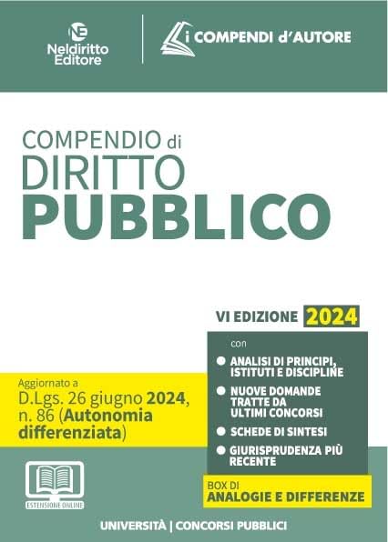 Compendio di diritto pubblico. Con espansione online