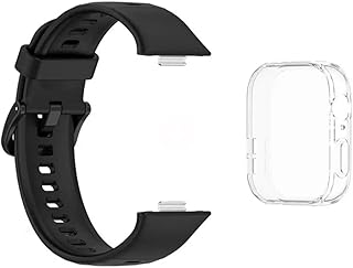 Fekra Official Silicone Strap for Huawei Watch Fit 3 (2024) Replacement Bracelet Wriststrap for Huawei Watch Fit3 Strap, Solid Color Watch Band