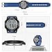 Imagen de LN LENQIN Reloj Hombre Digital Reloj 30M Impermeables Relojes de Cuarzo Analógico Relojes Hombres Pulsera Luminoso Moda Correa Luz de Fondo Alarma de cronómetro de Minuto