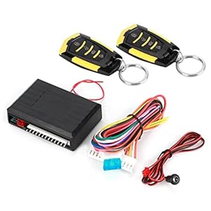 Auto-alarmsysteem, Universele Deurvergrendelingsset voor Auto’s Keyless Entry-controller, 405 L218 (geel)