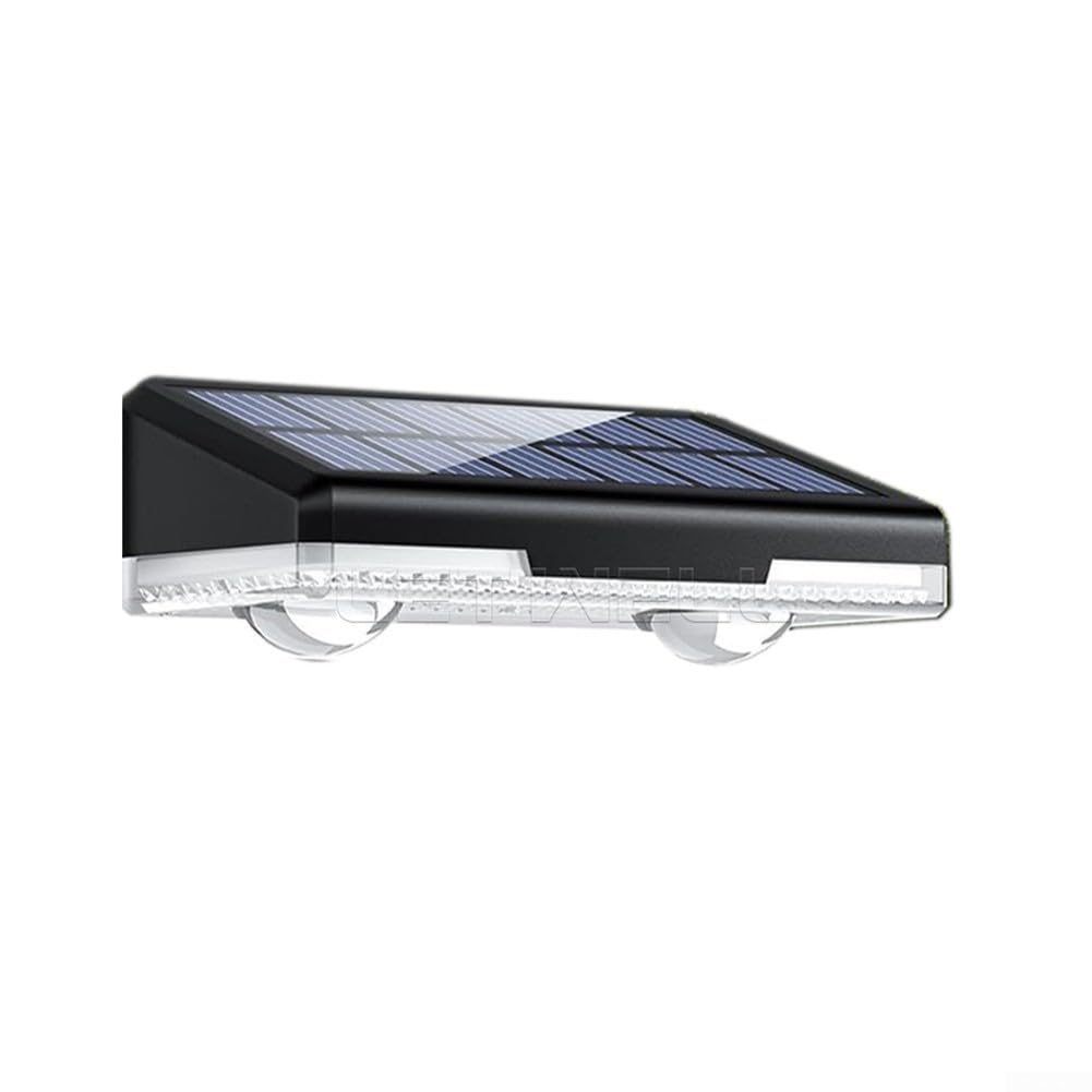 ReachMall Solar-Außenwandleuchten, RGB-Farbwechsel, Zaunlampe, IP44, wasserdicht, Gartenbeleuchtung mit Memory-Funktion für Wege, Treppentor, 91 x 53 mm, 8 Stück