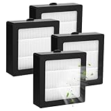 FUKANG Smokeless Ashtray Replacement Filters 4Pack - HEPA & Carbon Layer for Smoke, Dust, Odor Elimination