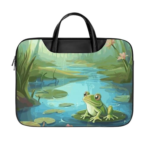 Bolso bandolera impermeable para laptop de 17 pulgadas miniatura 1