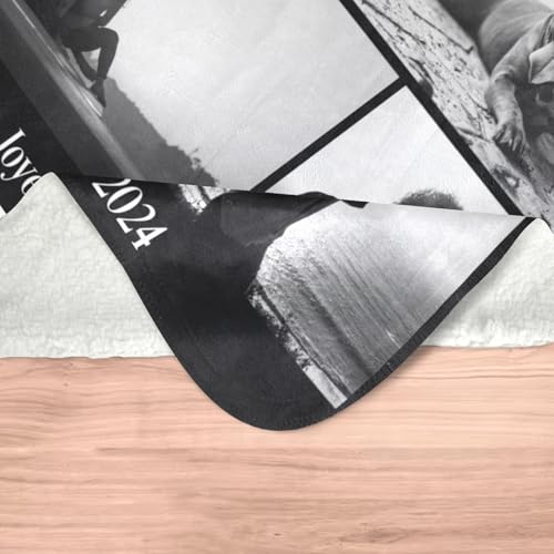 LNM Personalisierte Decke mit Foto, Personalisierte Decken, Personalisierte Kuscheldecke mit Foto, Personalisierte Foto Decke, Personalisierte Geschenke für Frauen und Männer