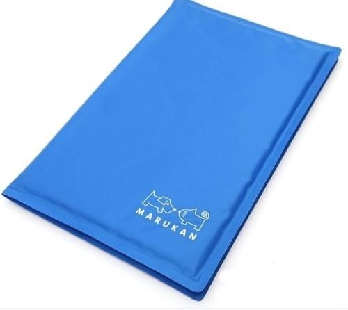 MARUKAN Pet Self Cooling Cushion Mat Pad Bed with Cool Water Gel Large Size