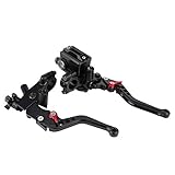  Keenso 2 Stk/1 Paar 7/8 Zoll (22mm) Universal Motorrad Bremse Kupplung Hauptbremszylinder Reservoir Hebel