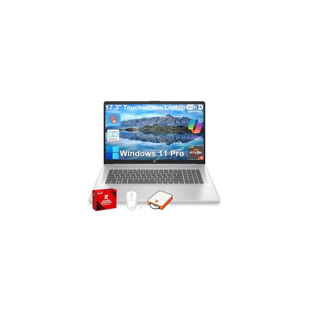 HP 17 Touchscreen Laptop Computer, 17.3″ HD+ AntiGlare Display, Backl Review (2026): Buyer Guide