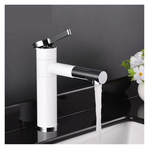 Grifo de lavabo de baño monomando WB1044 para evitar salpicaduras 4
