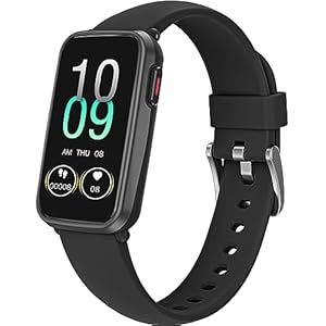 MorePro Fitness Tracker, Heart Rate Monitor Blood Pressure Activity Tracker with Blood Oxygen, IP68 Wateproof Sleep Tracker Sport Bracelet Pedometer Step Calories Smartwatch Women