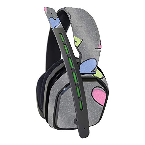 MightySkins Glossy Glitter Skin Compatible with Astro A10 Headset - Girly | Protective, Durable High-Gloss Glitter Finish | Easy to Apply, Remove, and Change Styles | Made in The USA