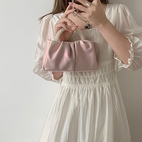 Image of Pearl Clutch Purse for Women, Elegant Evening Handbag and Wedding Guest Bag, Formal Clutch Collection