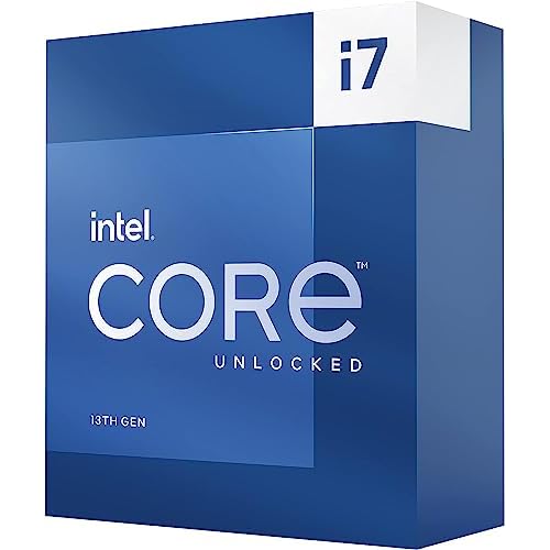 Intel Core i7-13700K Desktop Processor 16 cores (8 P-cores + 8 E-cores) 30M Cache, up to 5.4 GHz