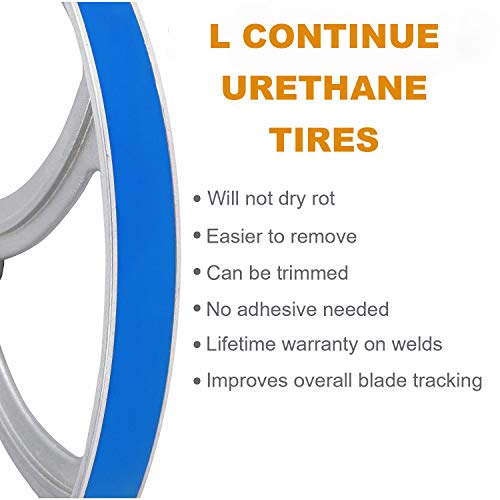 2 Pack Urethane Band Saw Tires, Be Applicable 3/4" Inch Wide by 12" Inch Diameter Band Saw Wheel Low Noise and Durability - Thumbnail 4