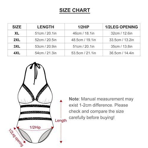 Yiftd Womens Plus Size One Piece Swimsuit 80S 90S Tummy Control V Neck Backless Bathing Suit Mesh Monokini Swimwear 2Xl #TOP6