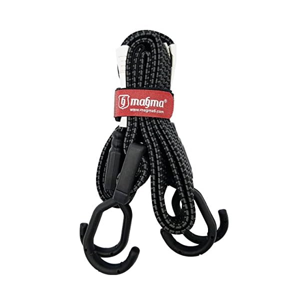 Magma Flache Spannseile mit Haken | Spanngurte fÃ¼r GepÃ¤ck, Plane, Zelt, Boot, Fahrrad, AnhÃ¤nger & LKW | Wasserdicht & robust | Perfekt geeignet fÃ¼r Camping, DachtrÃ¤ger, AnhÃ¤nger & Ladung – Bild 4