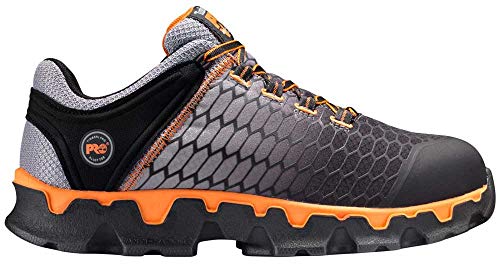 Image of Timberland PRO Mens Powertrain Sport Alloy Safety Toe Static Dissipative Industrial Athletic Work Shoe
