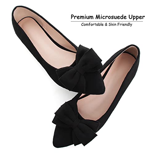 Image of Dear Time Women's Ballet Flats Dress Ballet Shoes Slip on for Office Work Comfortable Shoes