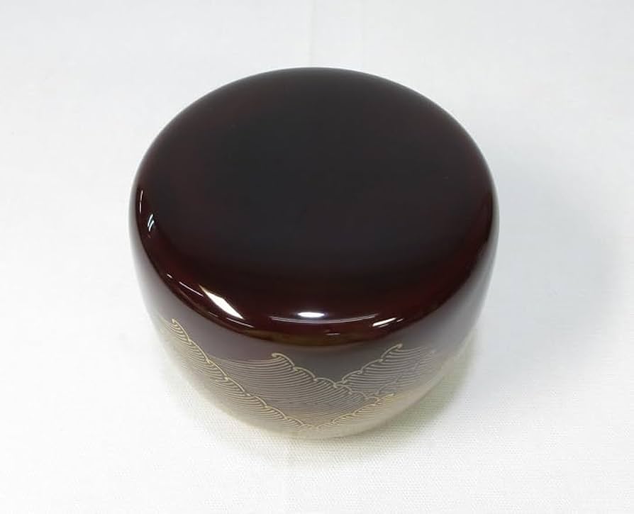 hiro　茶道具　加賀蒔絵師中村宗伊作　浮御堂蒔絵大棗　共箱　V　8543 Amazon.co.jp: 蔵c9558d茶道具 中村宗哲 梅月蒔絵 大棗 裏千家十