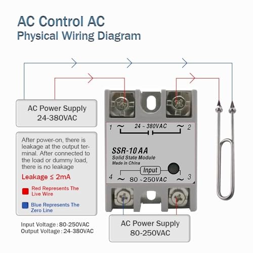 Relais statique SSR-60DA mono pour controle de temperature industriel